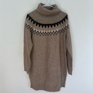 The Normal Brand Arvada Fair Isla
Sweater Dress Wool Blend in Oatmeal